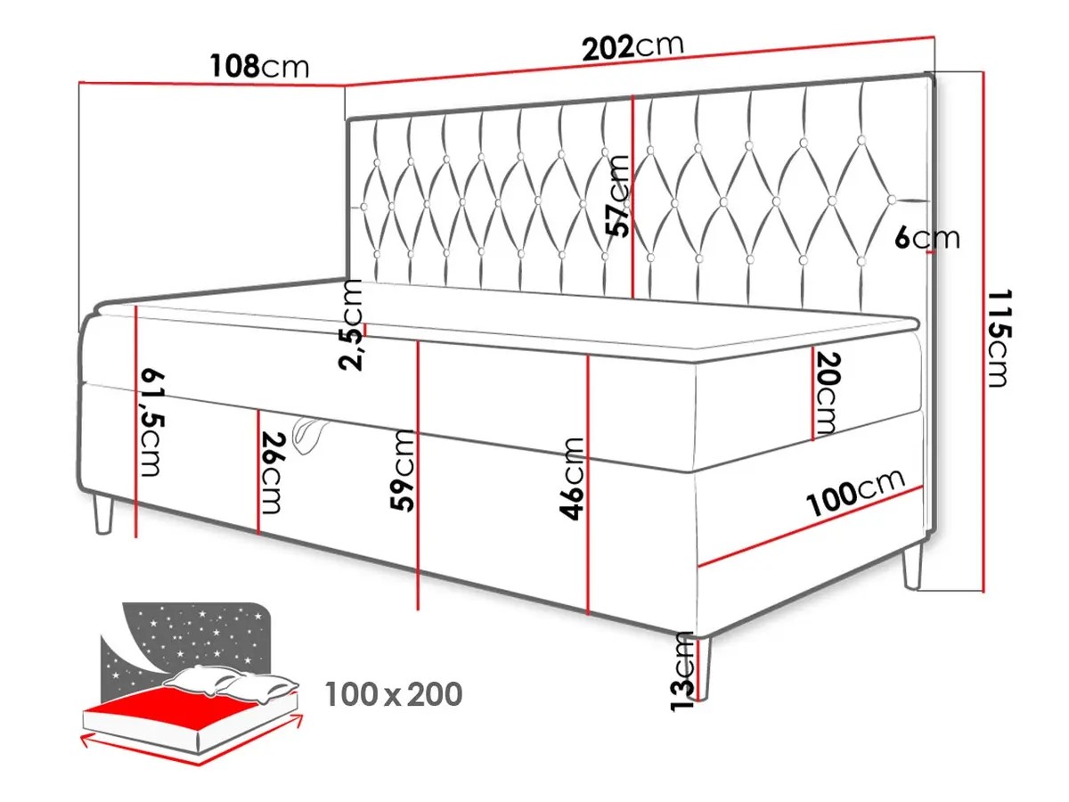 Postel JUNIOR FILIP&nbsp;2&nbsp;100×200 cm Soft&nbsp;017 + Fresh&nbsp;37&nbsp;5