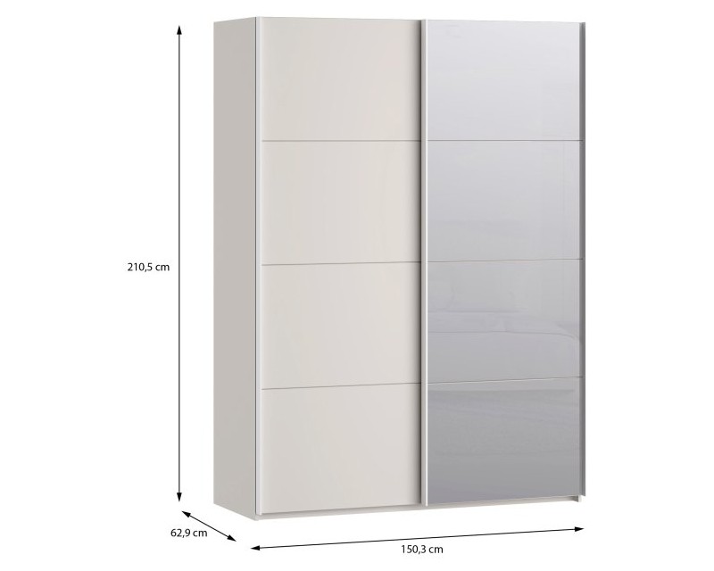 Šatní skříň SOPHISTISPACE&nbsp;150L písková&nbsp;3