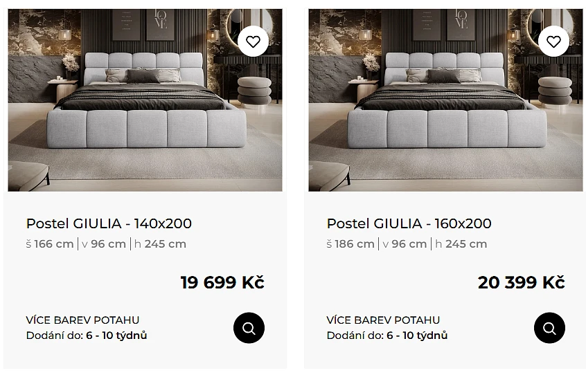 Výběr vhodné postele do ložnice