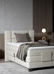 Boxspring postel REY - 120x200 + elektrické polohování. FURNIPOL