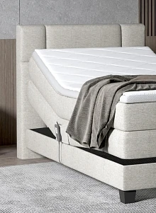 Boxspring postel REY - 120x200 + elektrické polohování. FURNIPOL