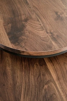 Konferenční stolek OREO kulatý ořech černá 2ks.jpg