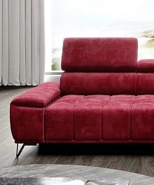 Rohová sedací souprava PALLADIO L s elektrickým výsuvem. FURNIPOL