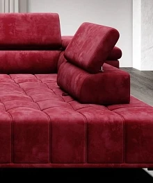 Rohová sedací souprava PALLADIO L s elektrickým výsuvem. FURNIPOL