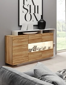 Komoda s prosklením a LED osvětlením ALVA 11.jpg