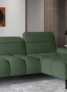 Rohová sedací souprava GIANO S 273 cm – elektrický výsuv, záhlavníky | furnipol.cz