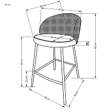 Barová židle H113 - Furnipol.cz