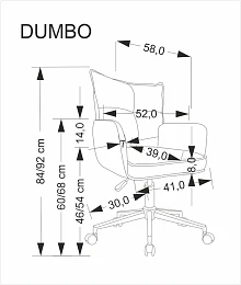 Kancelářské křeslo DUMBO - Furnipol.cz