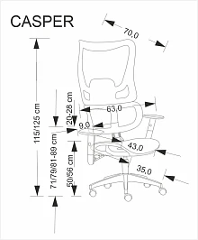 Kancelářská židle CASPER