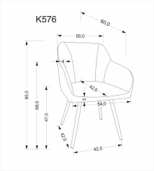 Židle K576 - Zelená
