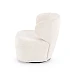 Otočné křeslo GLEN  - Krémová
