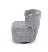 Otočné křeslo GLEN  - Šedá