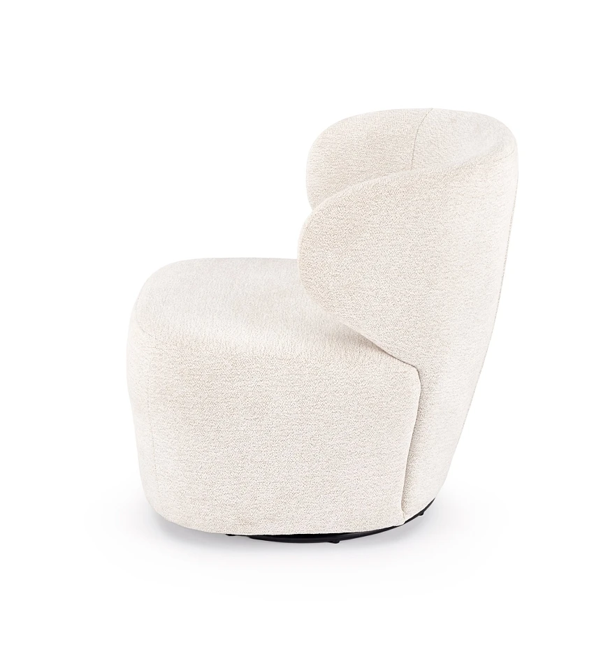 Otočné křeslo GLEN  - Krémová