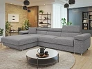 Rohová sedací souprava TOREZIO MINI s rozkladem na spaní a úložným prostorem - Lux 05