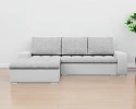 Rohova sedací souprava AURORA do L  -  Lawa 9 + Real 17