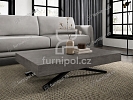 Rozkládací a zvedací Konferenční stolek SANNA X  - Dark Grey Chicago Concrete
