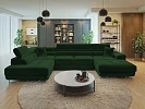 Sedací souprava do U TOREZIO BIS s rozkladem na spaní a úložným prostorem - Polo 889