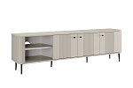 TV stolek Vesper 3D 187 cm  - Kašmír / černé nožky
