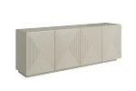 Moderní komoda Asha 200 cm čtyřdveřová - Kašmír