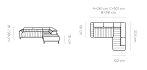 GANDI S MATRACÍ 160 x 200 f - Furnipol.cz
