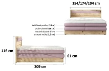 DIORI 160 x 200 d - Furnipol.cz