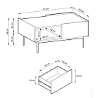 TV stolek COLOR L97 - Furnipol.cz