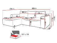 Rohová sedací souprava BELIZA - Furnipol.cz