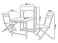 Set zahradního nábytku TOURRA - Furnipol.cz