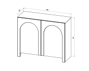 Komoda ARCO 2D - Furnipol.cz