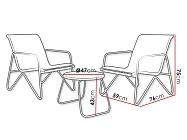 Set zahradního nábytku NEJKO - Furnipol