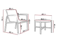 Set zahradního nábytku TARKON - Furnipol