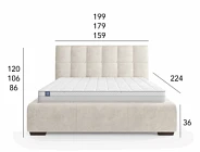 Postel Aston 180x200.Furnipol