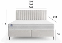 Postel FIORE 180x200. FURNIPOL