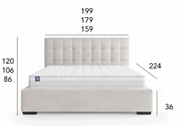 Postel DOLORES 160x200. FURNIPOL