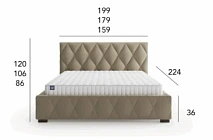 Postel TRIVIO 140x200. FURNIPOL