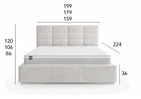 Postel PARIS 160x200. FURNIPOL