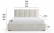 Postel CORTINA 160x200. FURNIPOL