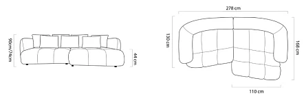 Rohová sedací souprava BESSO. FURNIPOL