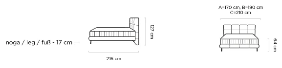 Postel CELINE 140x200. FURNIPOL