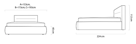 Postel KELLY - 160x200. FURNIPOL