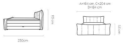 Boxspring postel SOFIA - 140x200. FURNIPOL