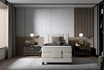 Boxspring postel REY - 120x200 + elektrické polohování. FURNIPOL