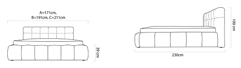  Postel MELISSA - 180x200. FURNIPOL