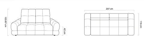 Pohovka TOLLO 3. FURNIPOL