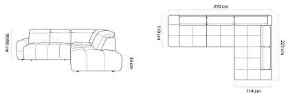 Rohová sedací souprava MATEO L. FURNIPOL