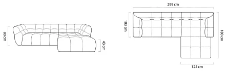 Rohová sedací souprava PHANTOM S. FURNIPOL