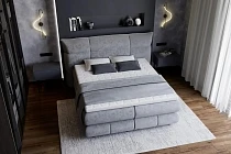 Boxspring postel CARMELO - 140x200. FURNIPOL