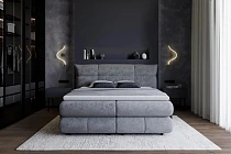 Boxspring postel CARMELO - 160x200. FURNIPOL