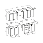 Kuchyňská linka ELIZABETH 240cm bílá 2.jpg