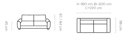 Pohovka MONZA 120 - Furnipol.cz